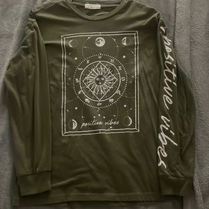 Streetwear society long sleeve astrology shirt (extra small)